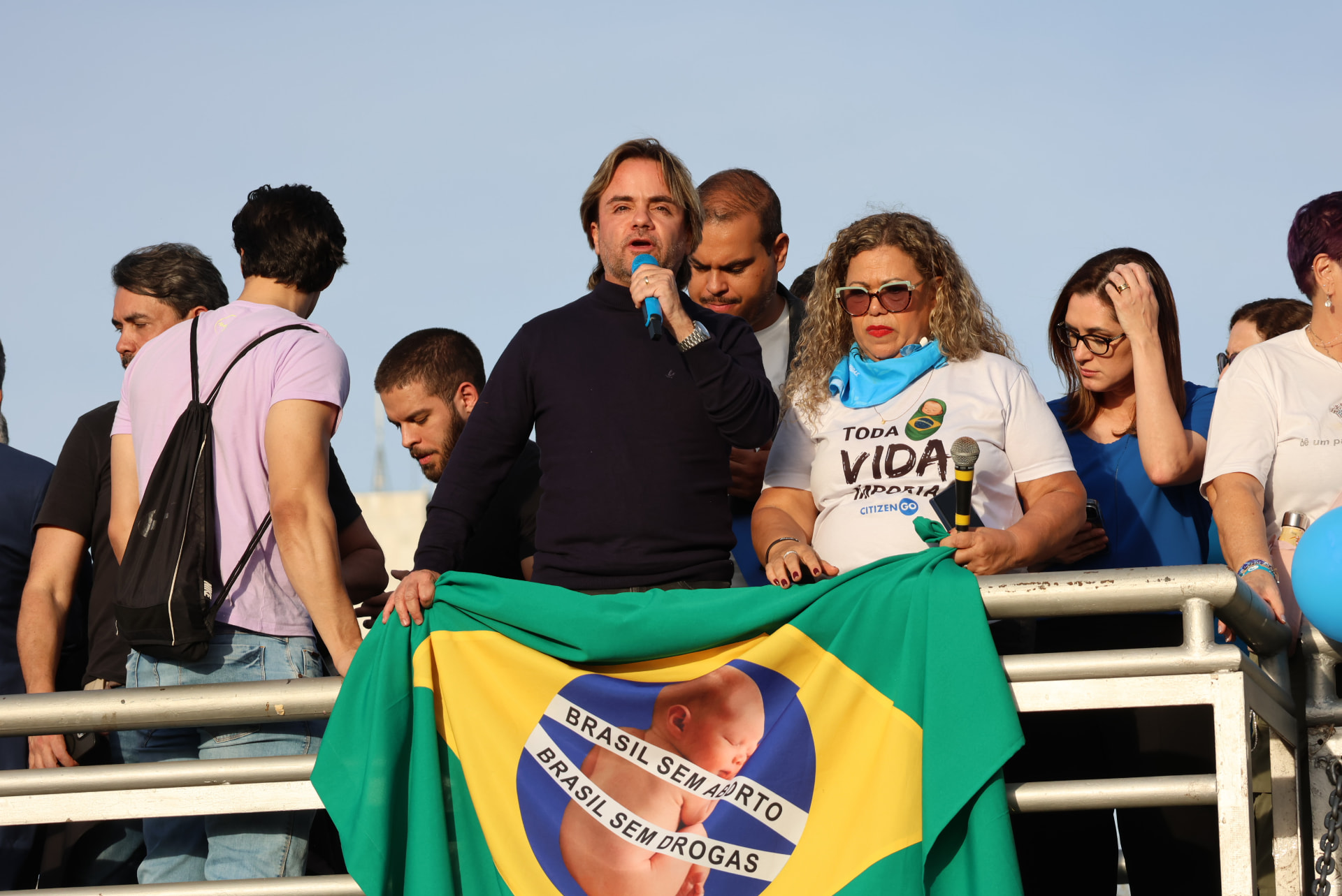 Ato pela vida, contra o aborto e as drogas
